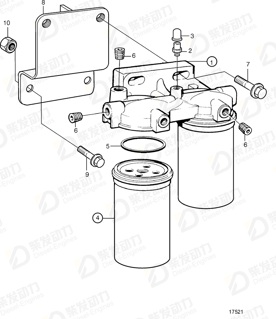 volvo penta Bracket 11032889 Drawing volvo penta Bracket 11032889 Drawing
